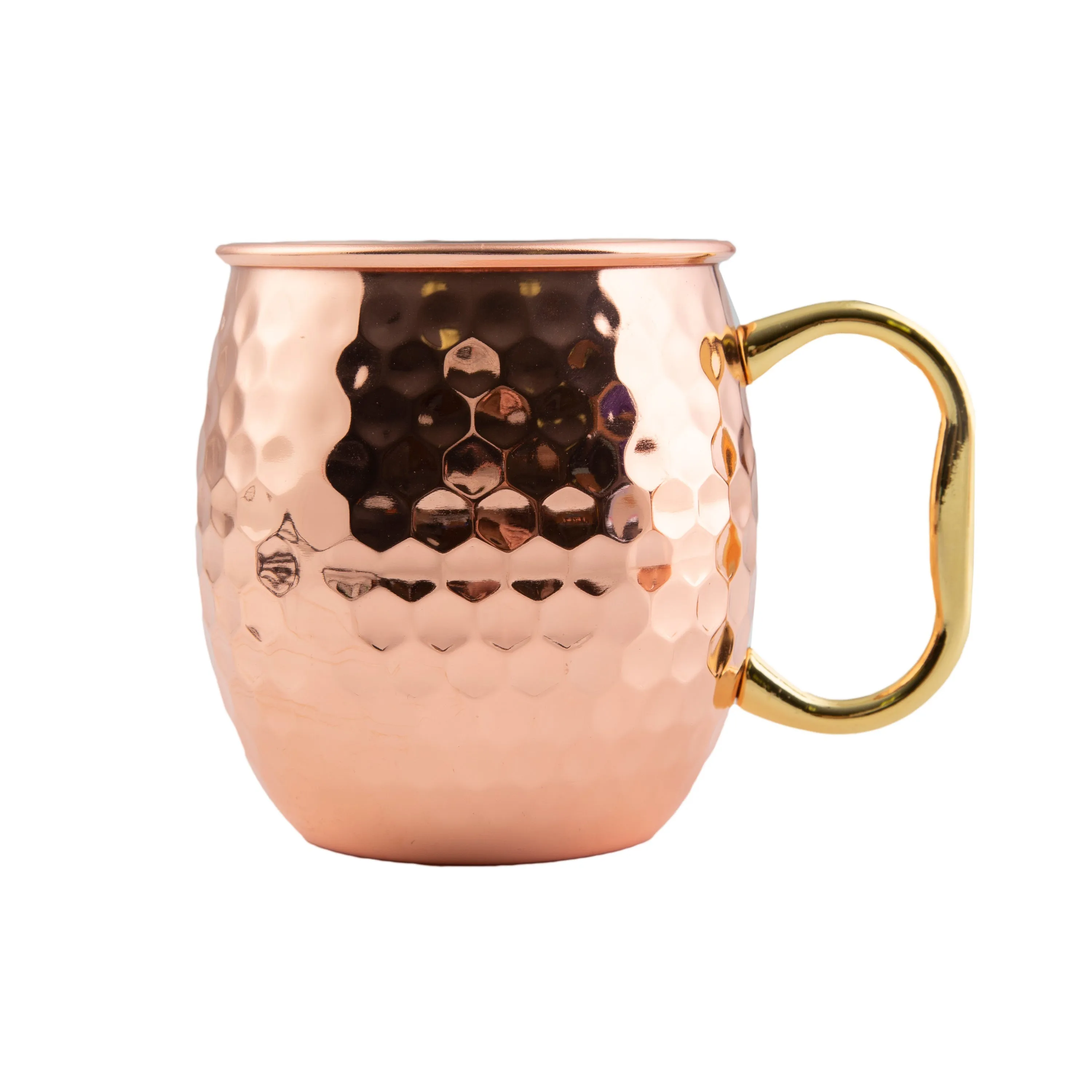 20 Oz Hammered Copper Moscow Mule Mugs, Set of 2