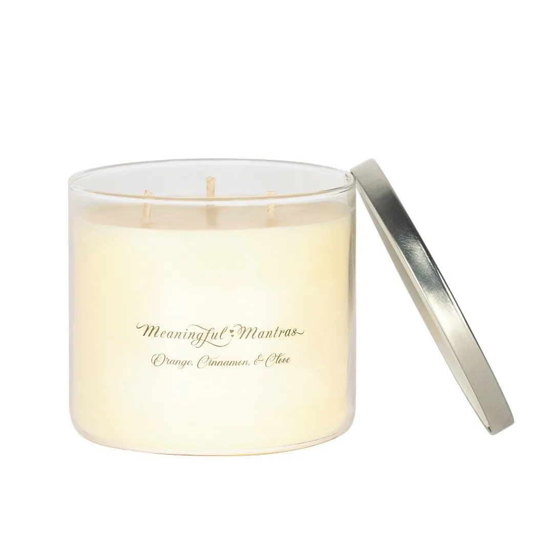 3-Wick Orange, Cinnamon, & Clove 16oz Candle