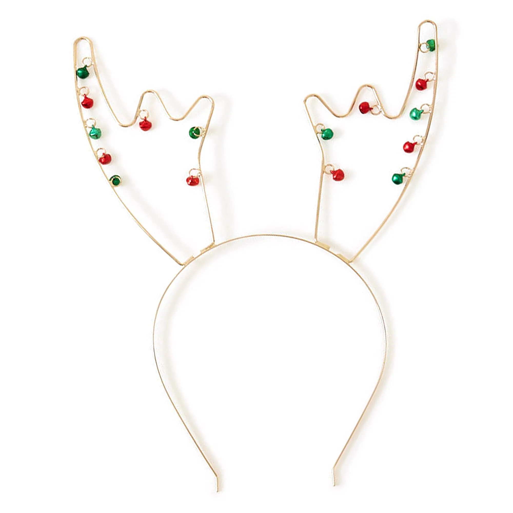 Accessorize London Metal Jingle Bell Antlers