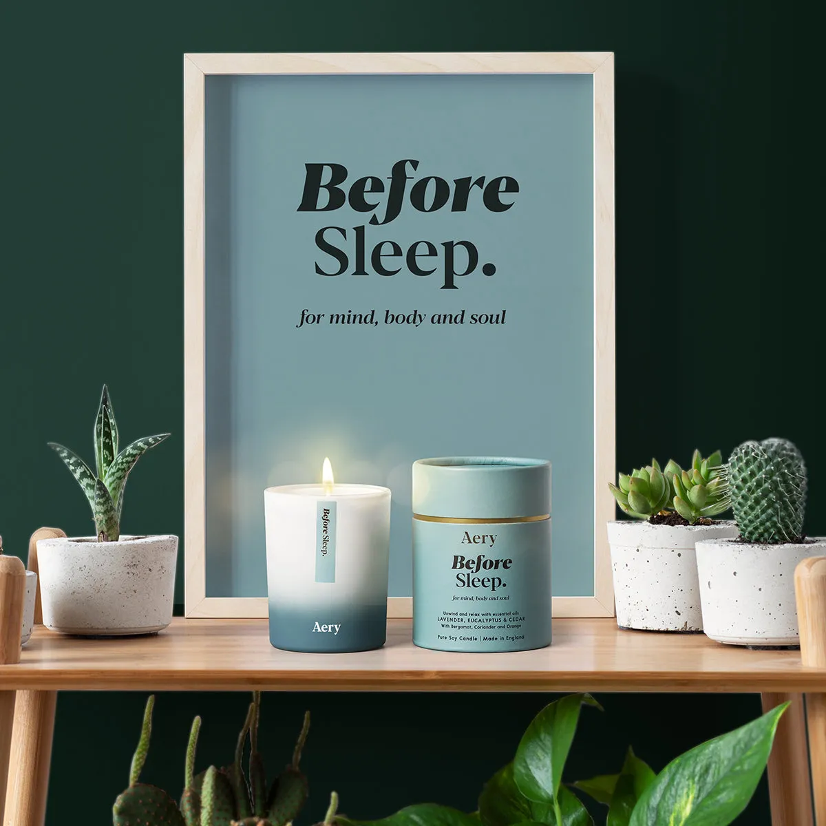 Aery Living Aromatherapy 200g Soy Candle - Before Sleep