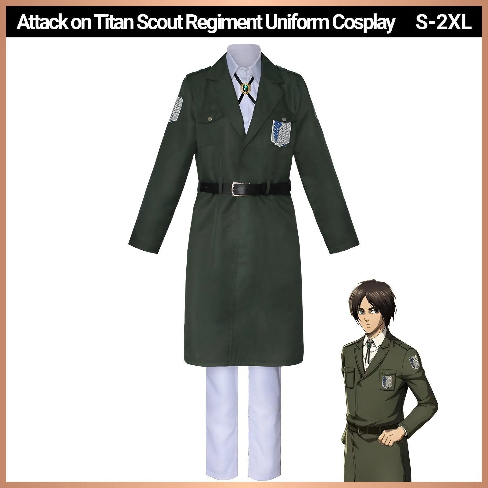 Attack on Titan Scout Regiment Uniform Cosplay