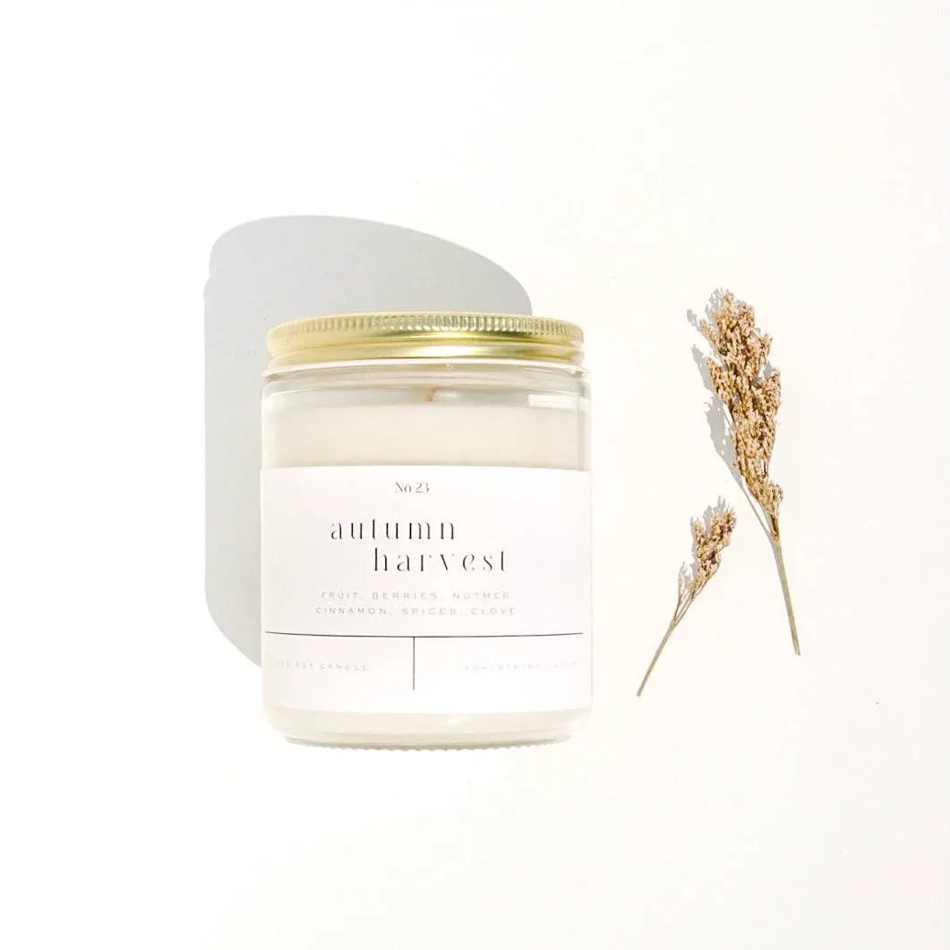 Autumn Harvest Clean Soy Candles