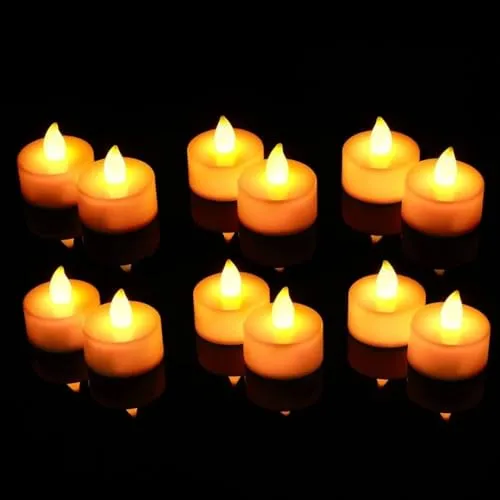 B S NATURAL Set of 24 pcs LED Tea Light for Home Decor for Diwali Decoration Home Decor Items Best Diwali Gifts for Family and Friends_006