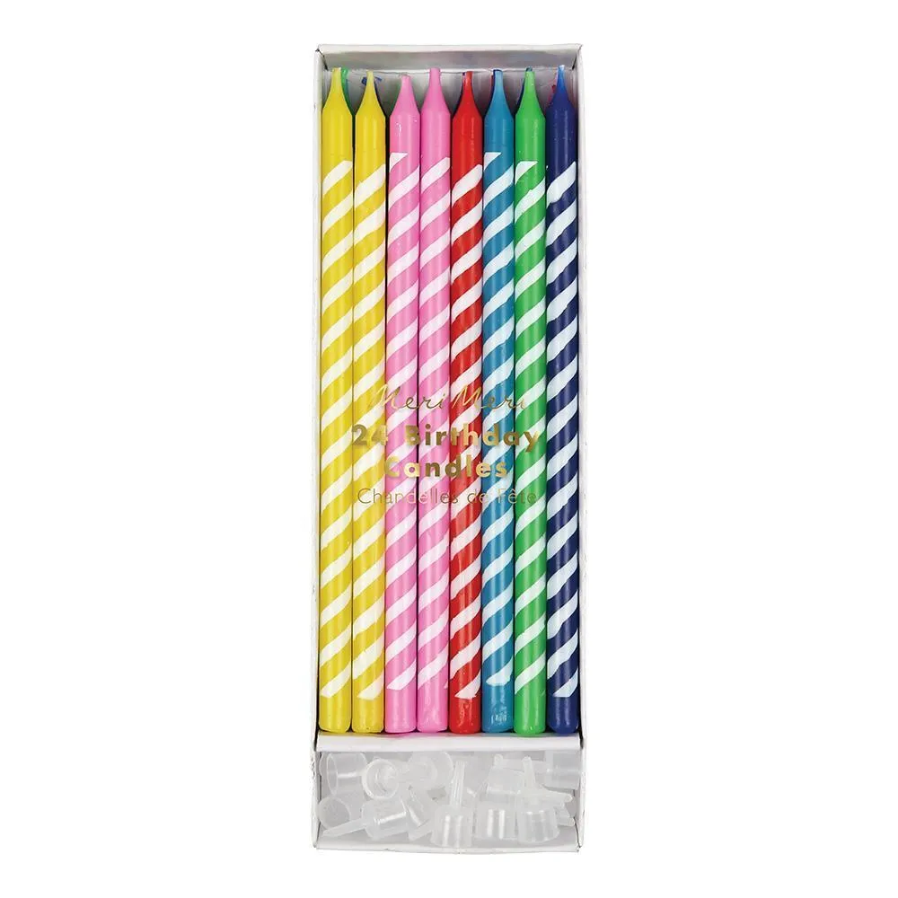 BRIGHT BIRTHDAY PARTY CANDLES