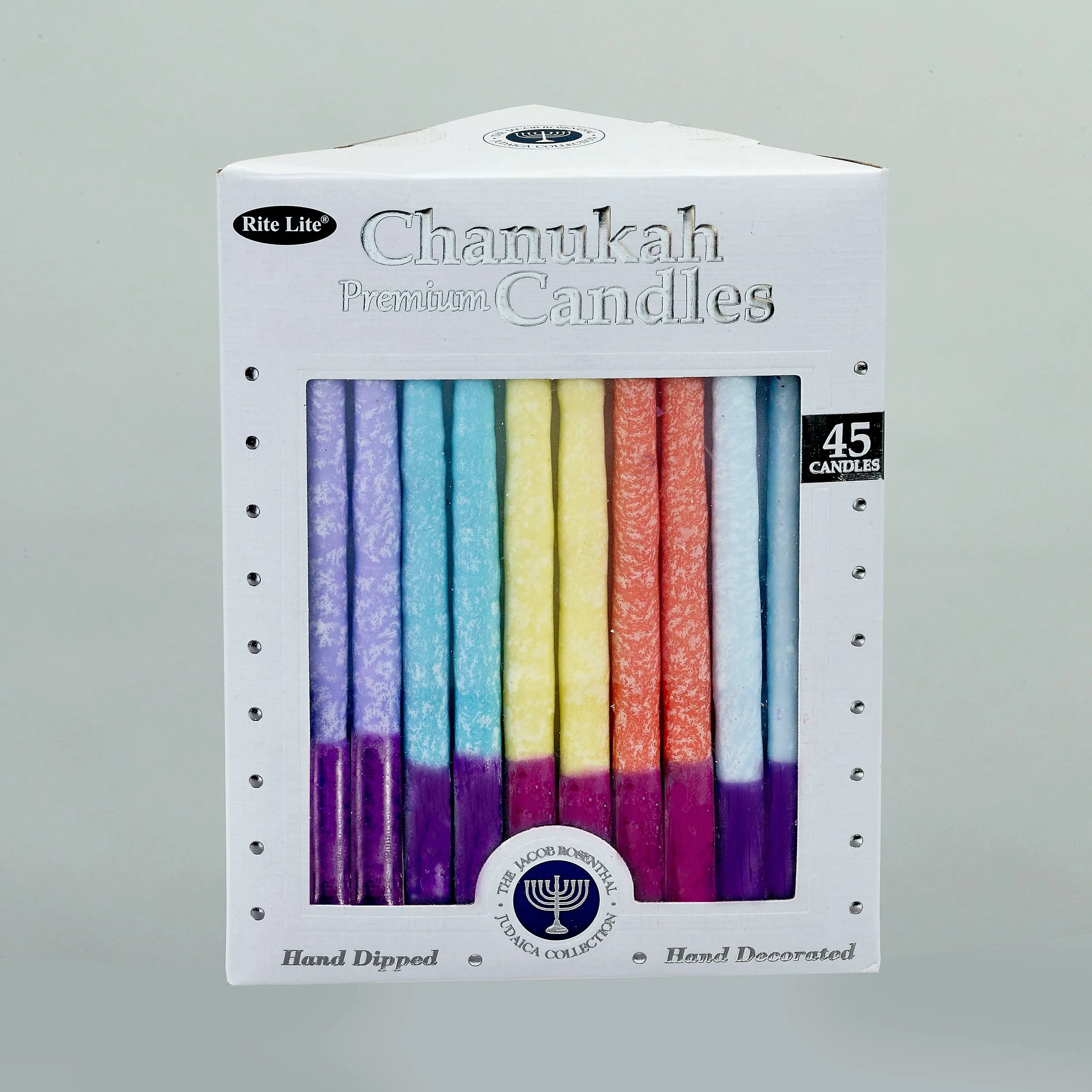 Chanukah Candles,prem,handcrafted,multicolor,45/gift Box