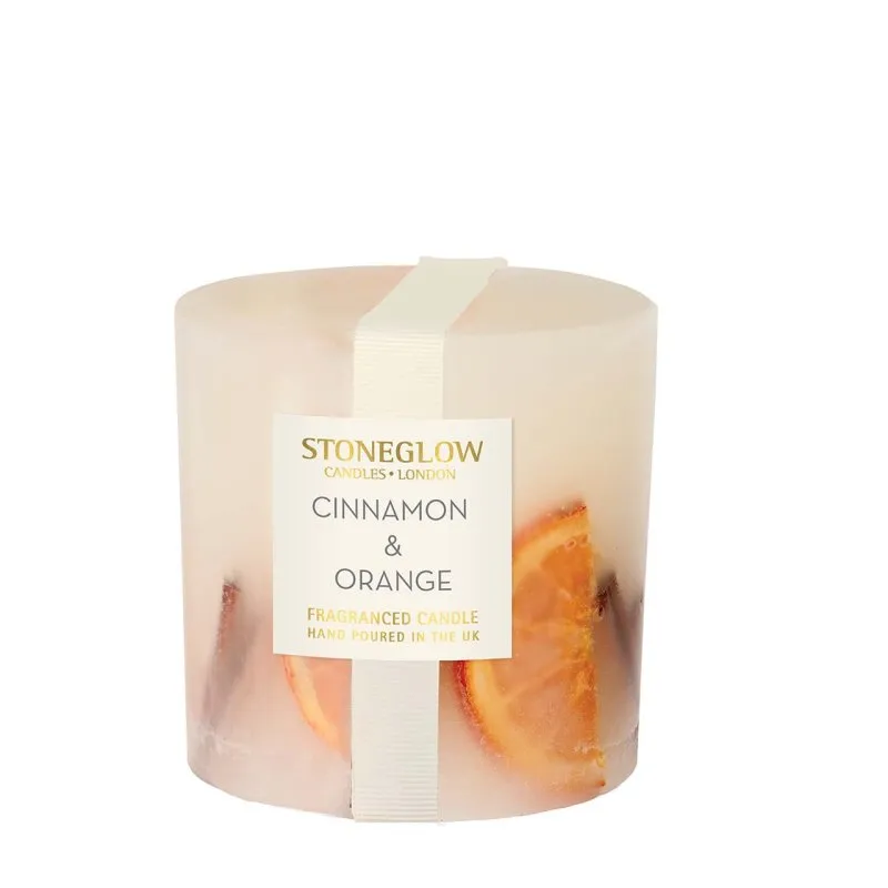 Cinamon Orange - Scented Pillar Candle