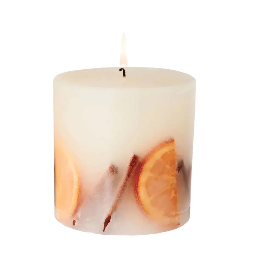 Cinamon Orange - Scented Pillar Candle