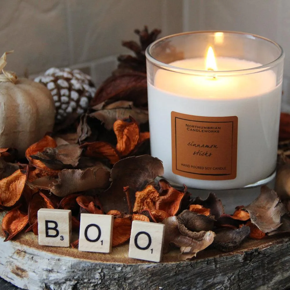 Cinnamon Sticks Candle in a Glass Jar