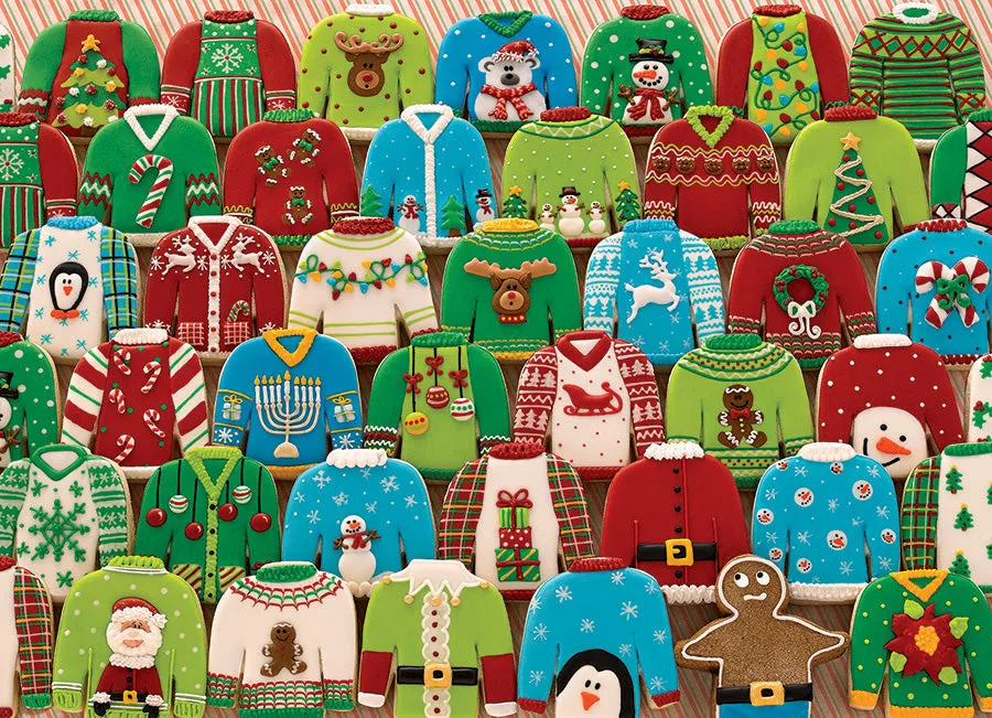 Cobble Hill 1000 Piece Puzzle - Ugly Xmas Sweaters