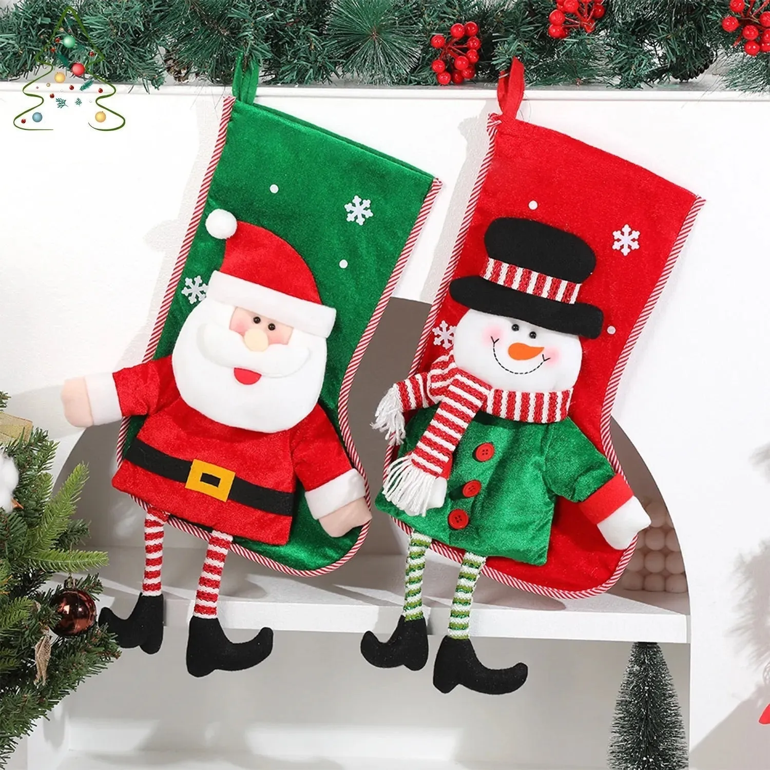 Dangling Legs Stocking - Santa's Secret