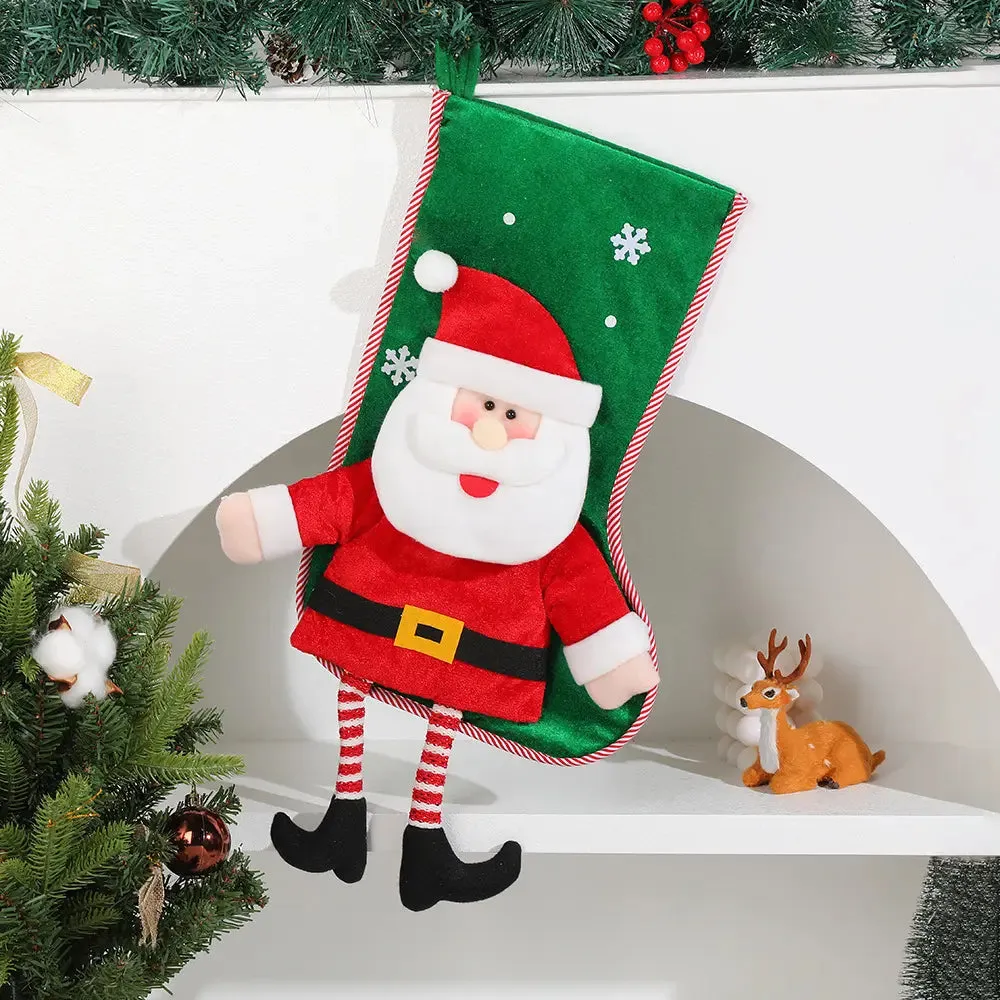 Dangling Legs Stocking - Santa's Secret