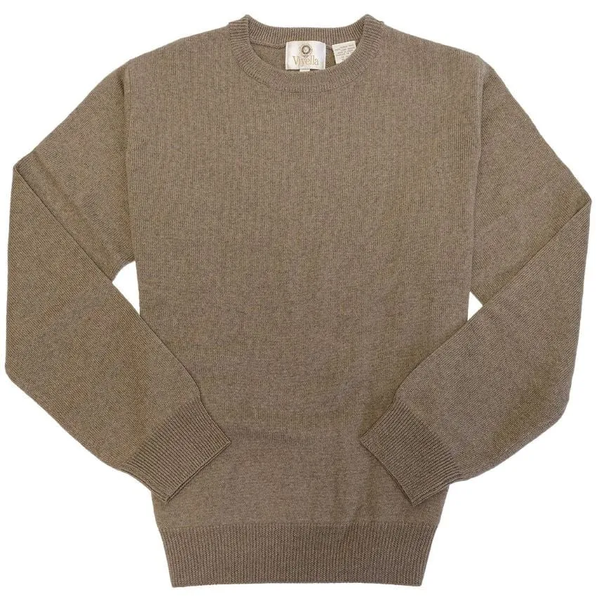 Elevate Your Wardrobe with Mens Crewneck Extra Fine Merino Wool Sweaters - Available in 7 Fashionable Colors