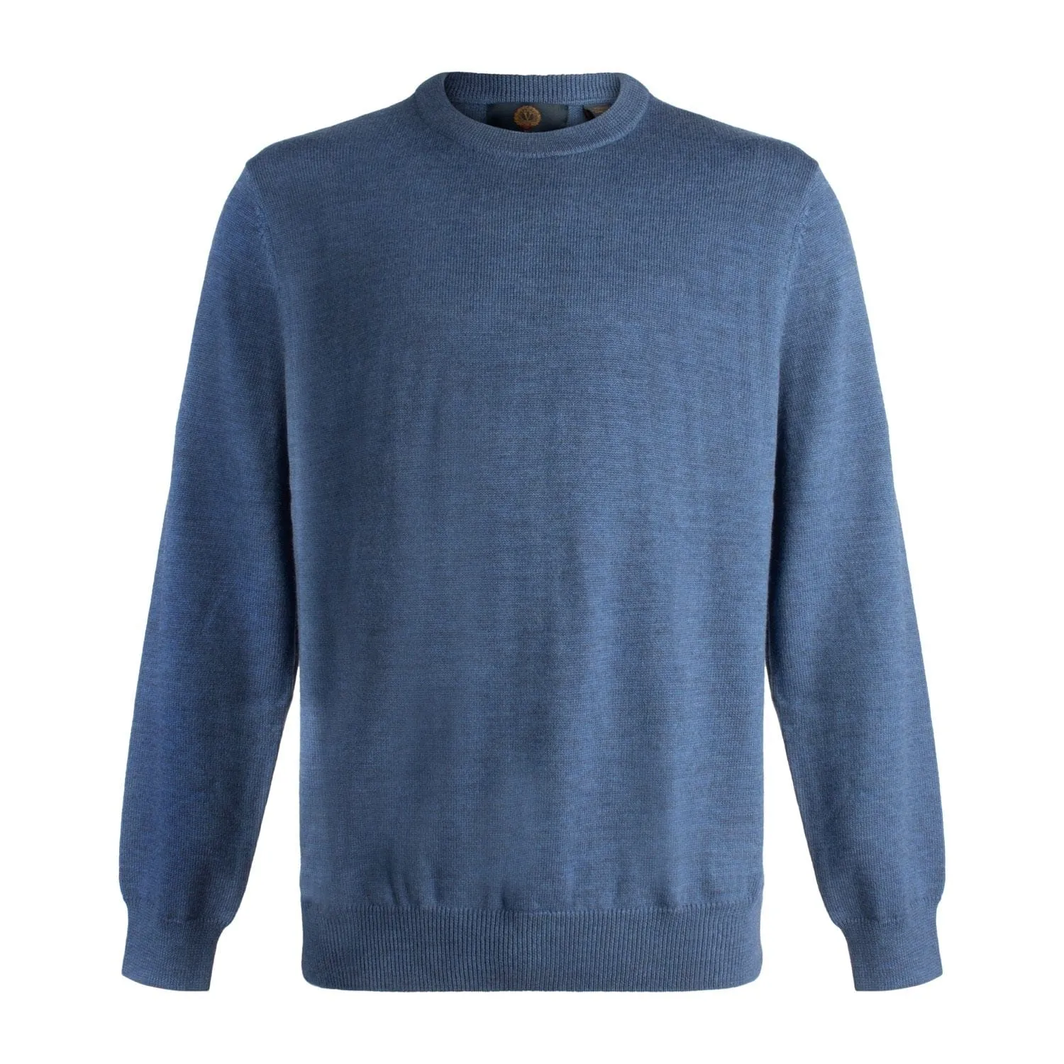 Elevate Your Wardrobe with Mens Crewneck Extra Fine Merino Wool Sweaters - Available in 7 Fashionable Colors