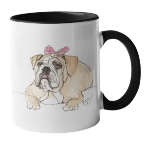 Female Bulldog Mug