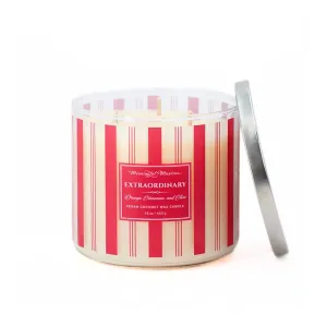 Festive 3-Wick Orange, Cinnamon, & Clove 16oz Candle