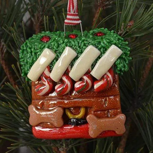 Fireplace Christmas Ornament