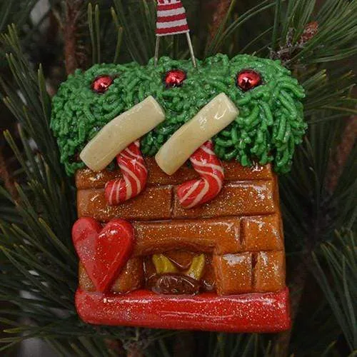 Fireplace Christmas Ornament