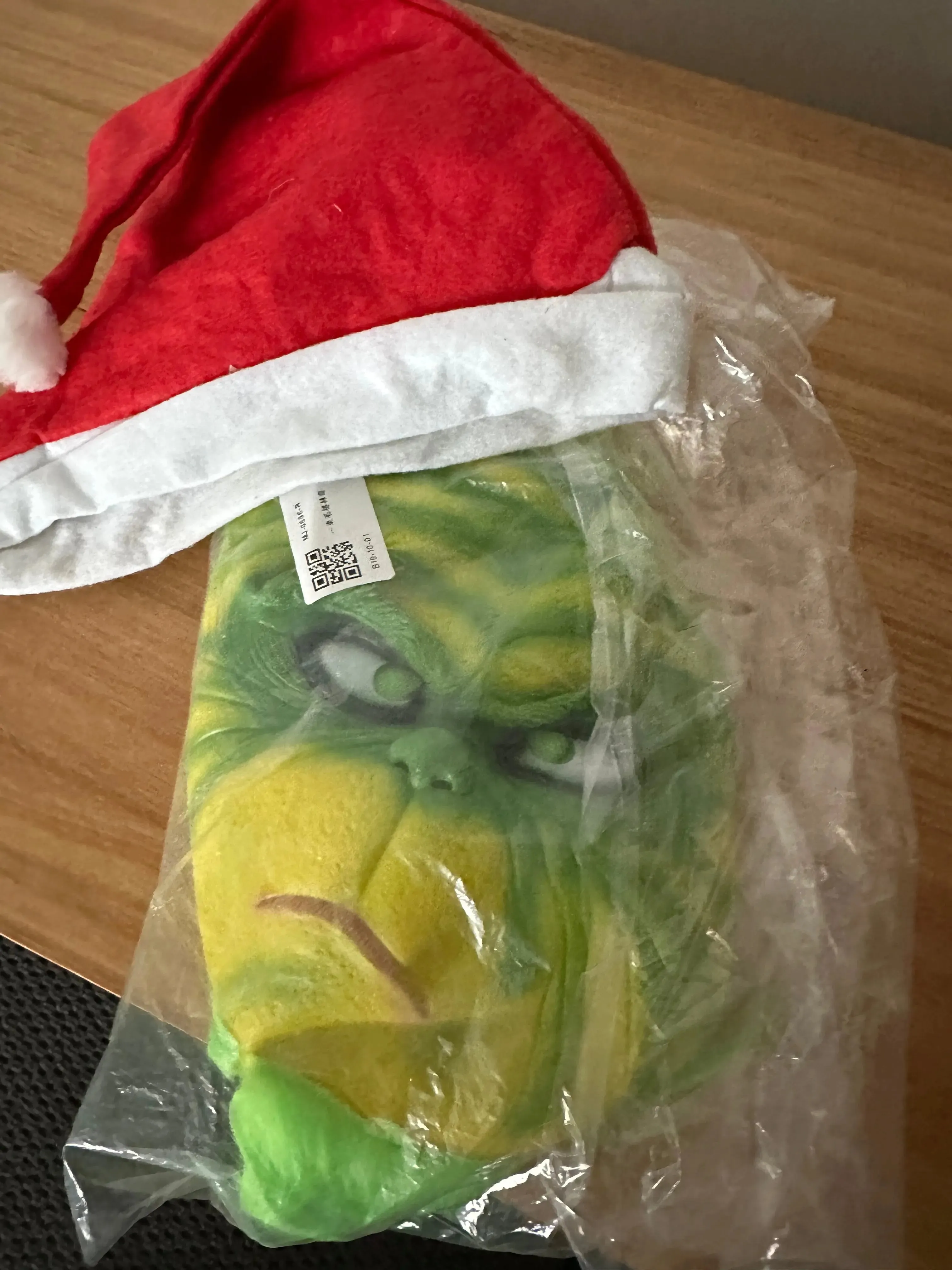 Grinch face Costume party mask only