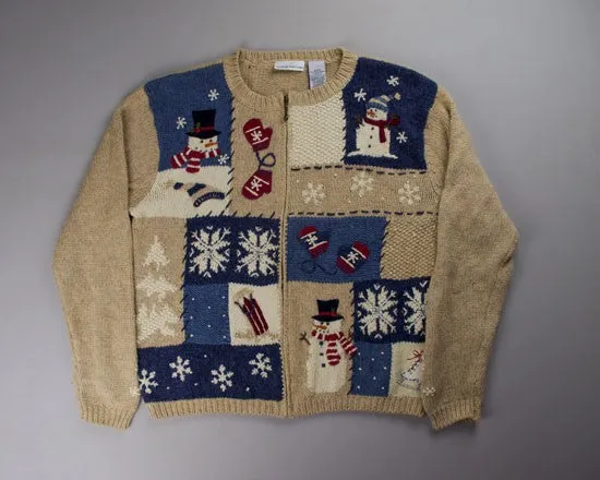 Holiday Squares-Small Christmas Sweater