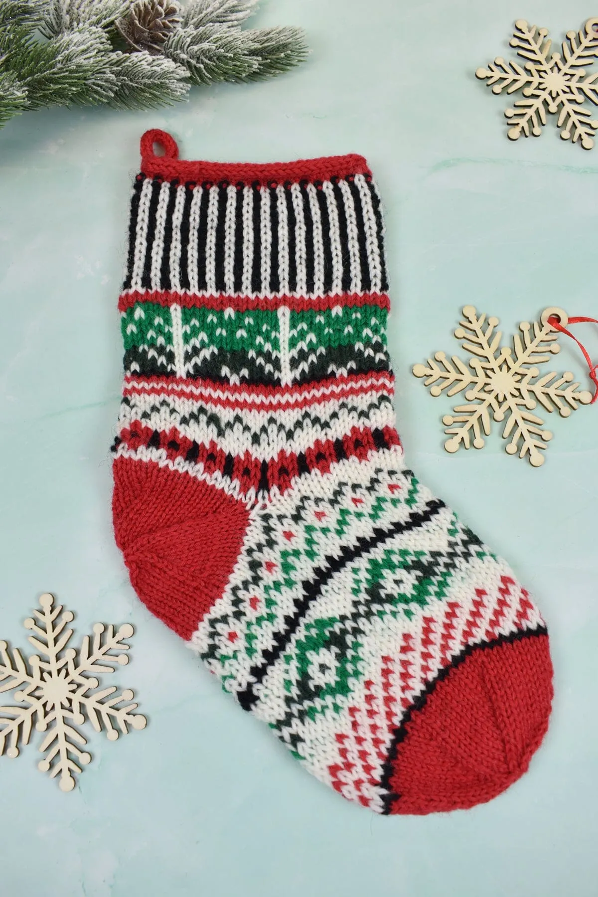 Holiday Stockings in Deluxe Worsted