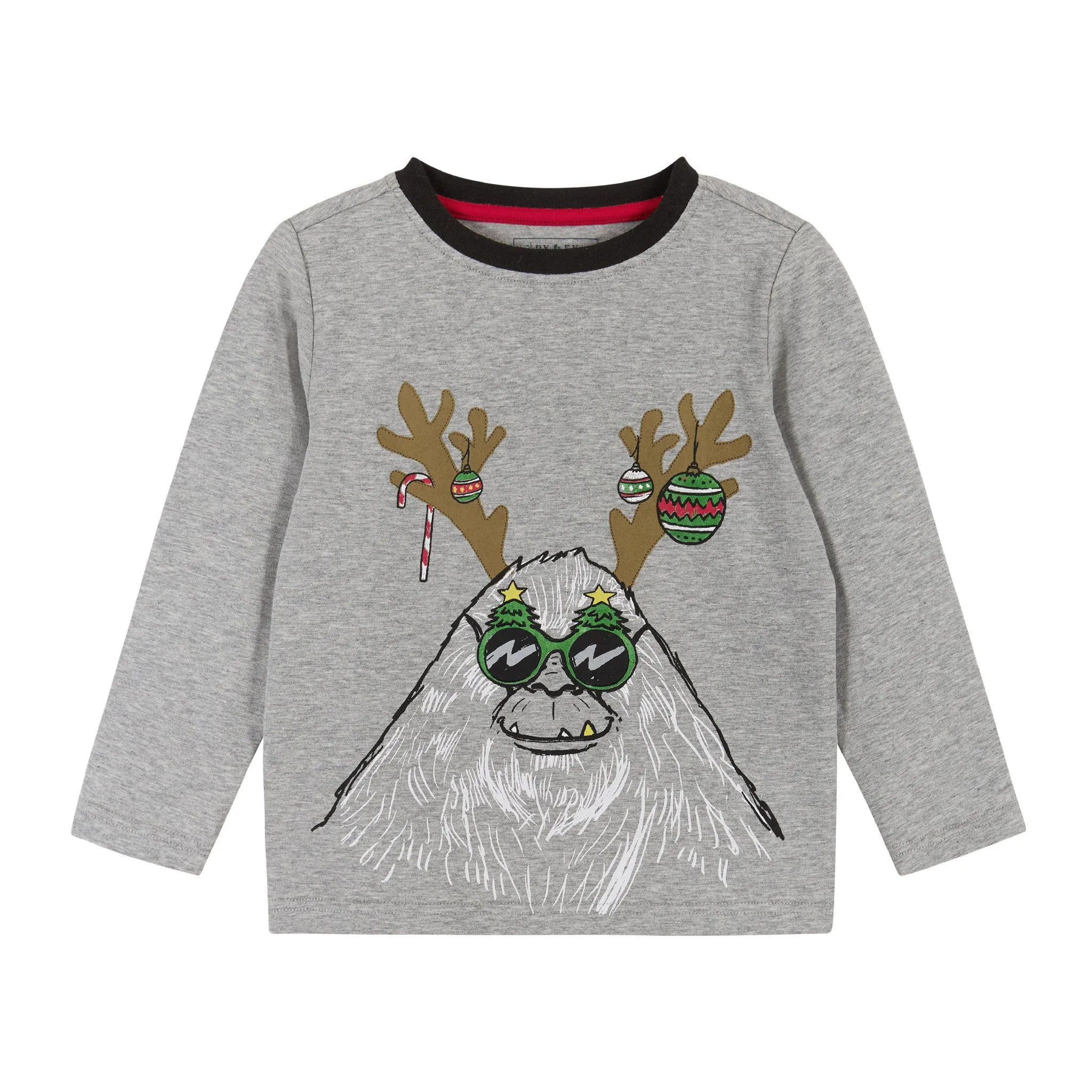 Holiday Yeti Tee  | Grey