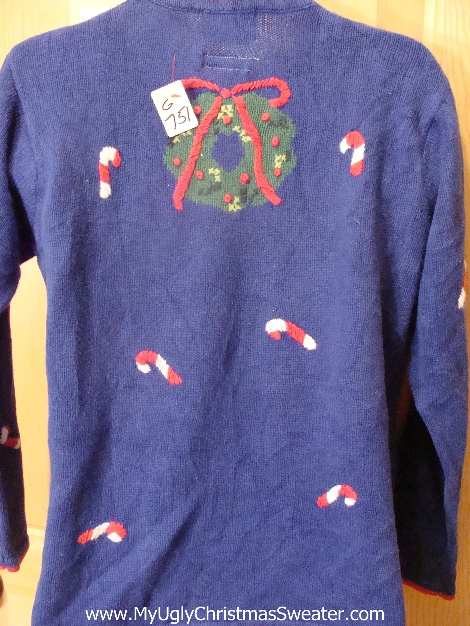 Holy Grail of Tacky Light Up Christmas Sweater Red Nosed Reindeer