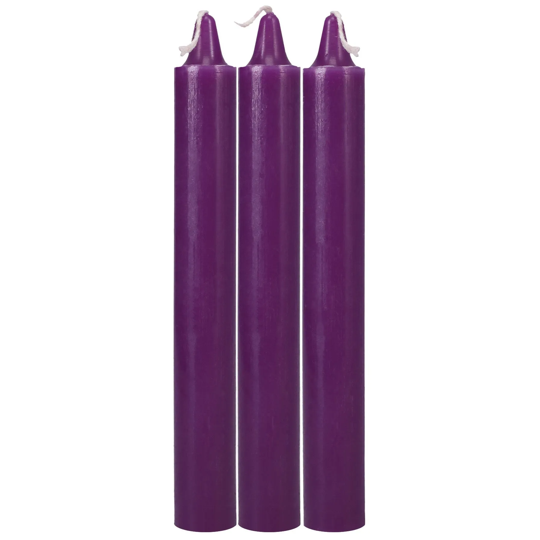 Japanese Drip Candles - 3 Pack - Purple