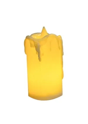 KC_Decorative Plastic LED Tealight Candle | Flameless Tealights | Smokeless Candles Light for Home and Diwali Decoration | Battery Operated Unbreakable Lights | Pack of 8 | Colour : Yellow