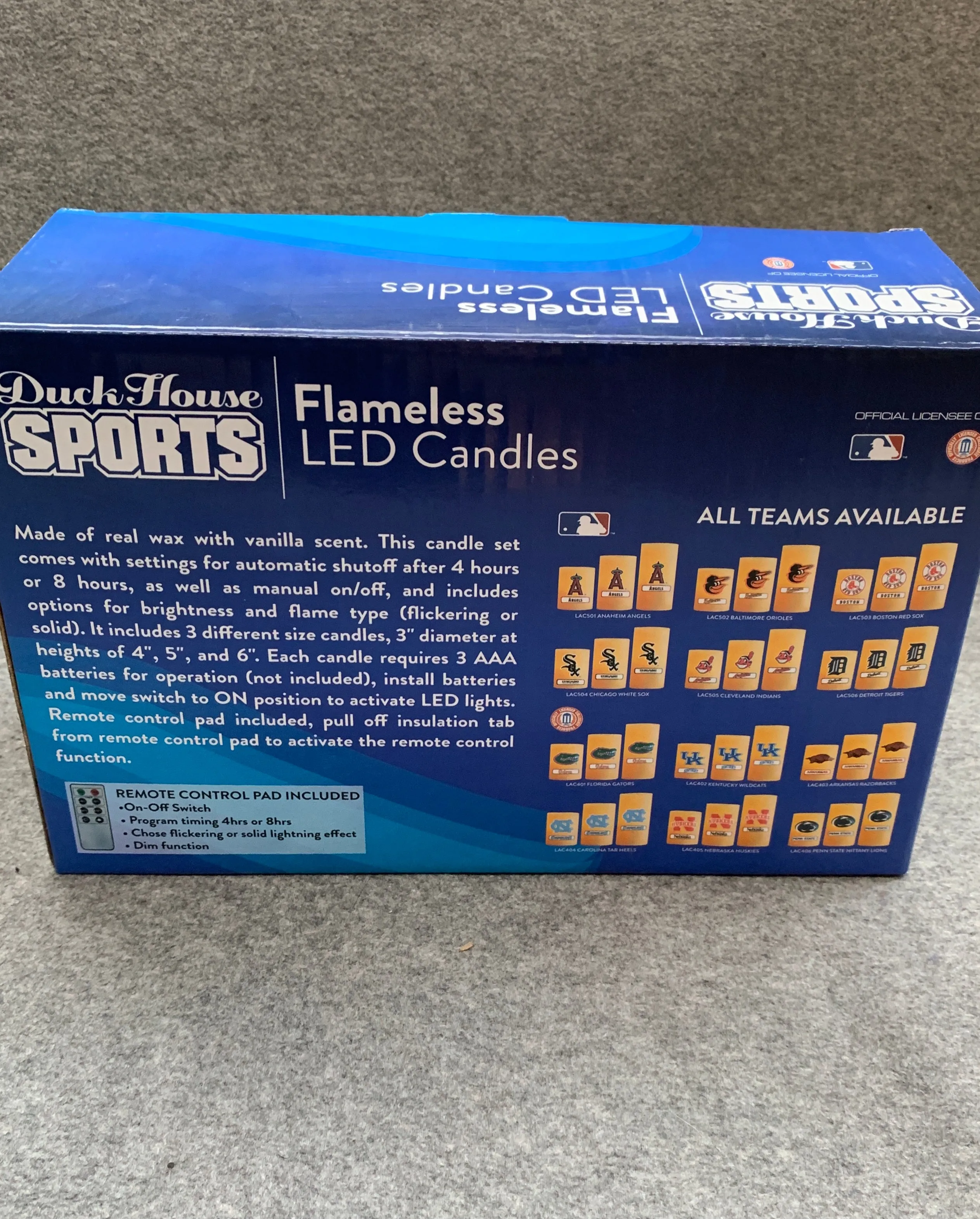 LED Flameless WSU Candle Set