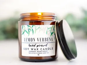 Lemon Verbena Hand Poured Candle