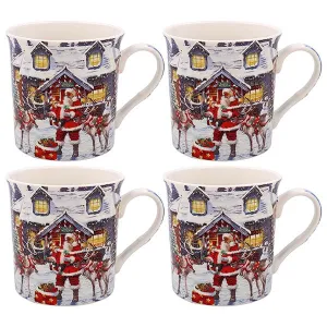 Macneil Santa Box Mug Set of 4