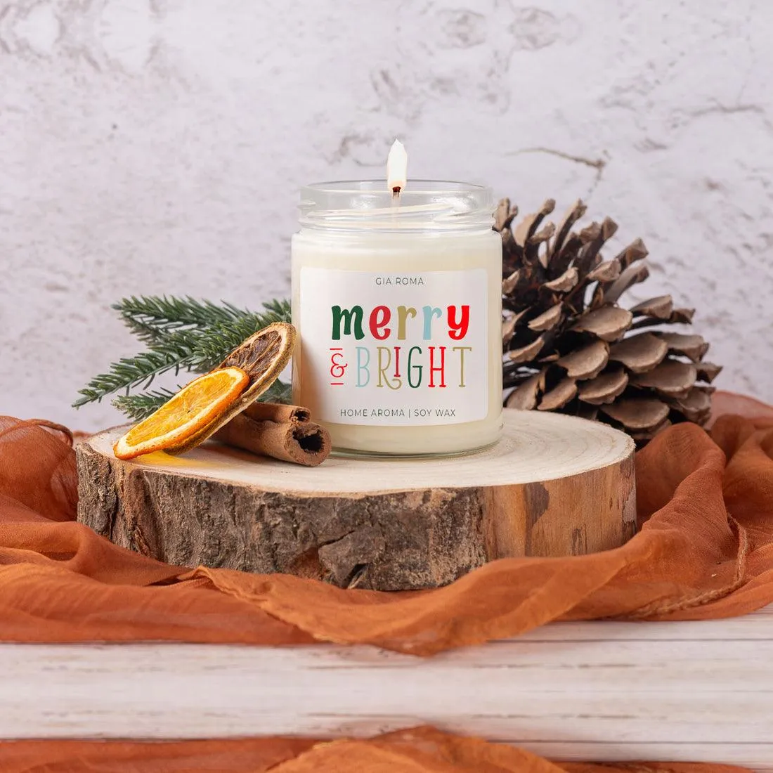 Merry   Bright Candle