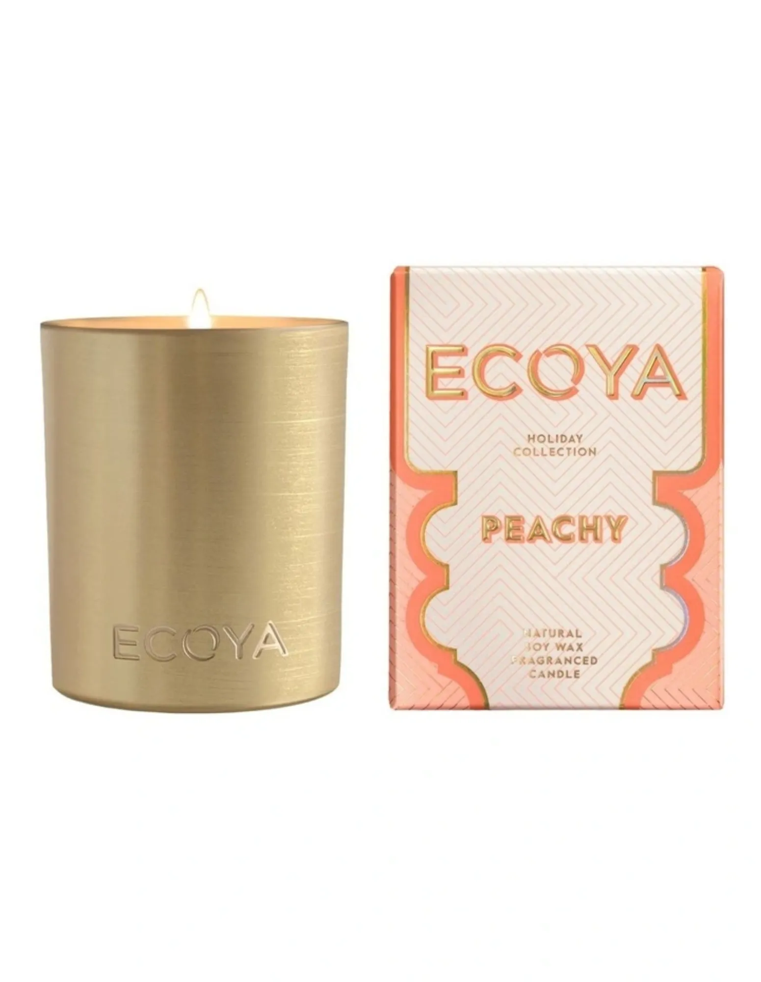 Mini Goldie Holiday Collection Candle 105g - Peachy - Ecoya