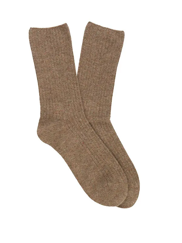 No Pressure Cuff Cashmere Blend Socks