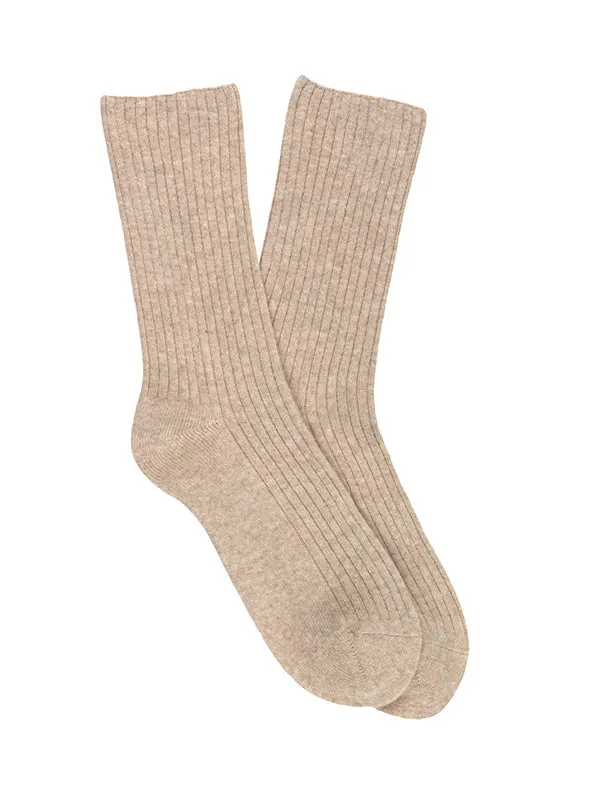 No Pressure Cuff Cashmere Blend Socks