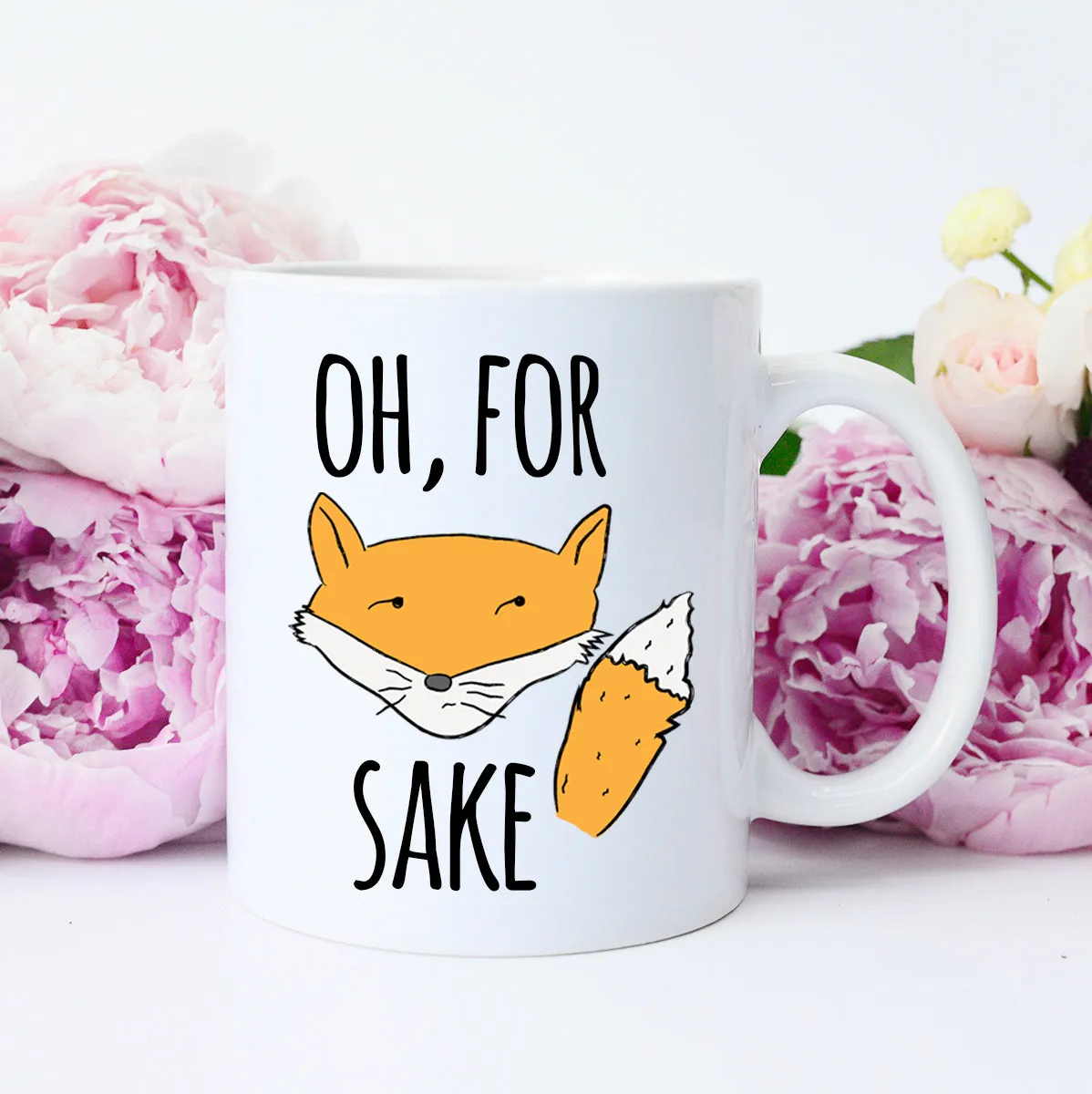 Oh For Fox Sake Mug, Funny Fox Mug, Fox Mug, Mug for Fox Lovers