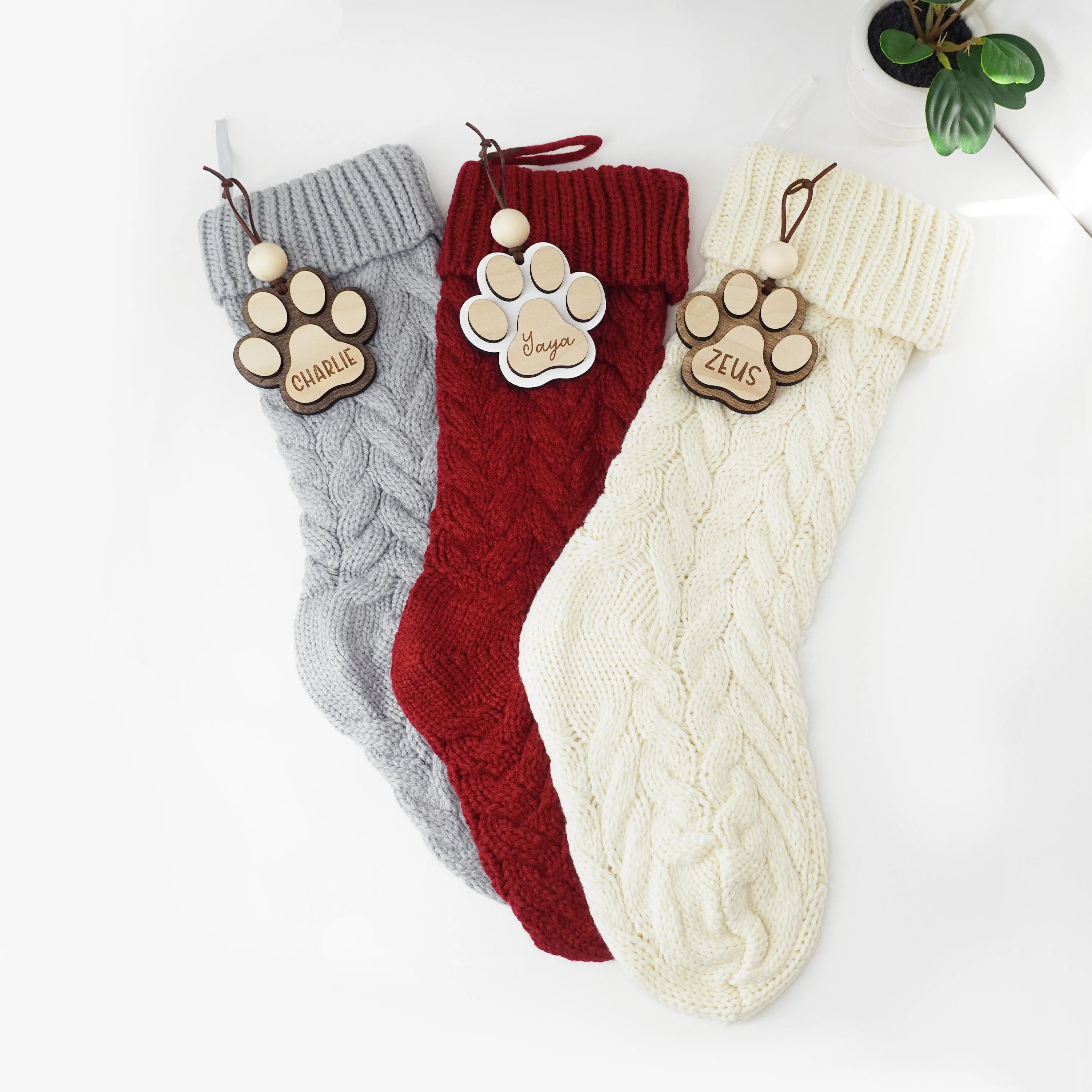 Personalized Christmas Stocking Tags