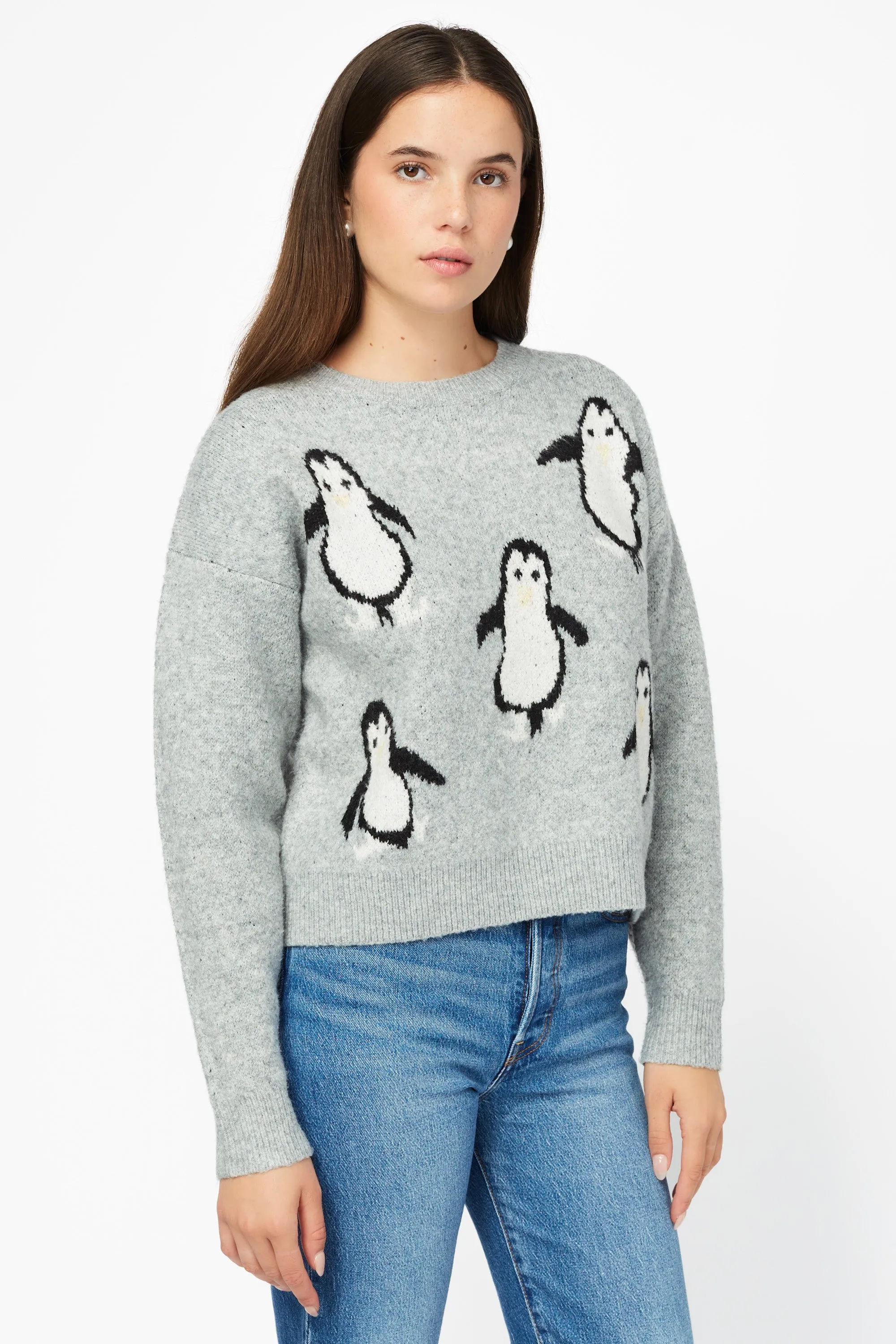 Polly Penguin Knit Sweater