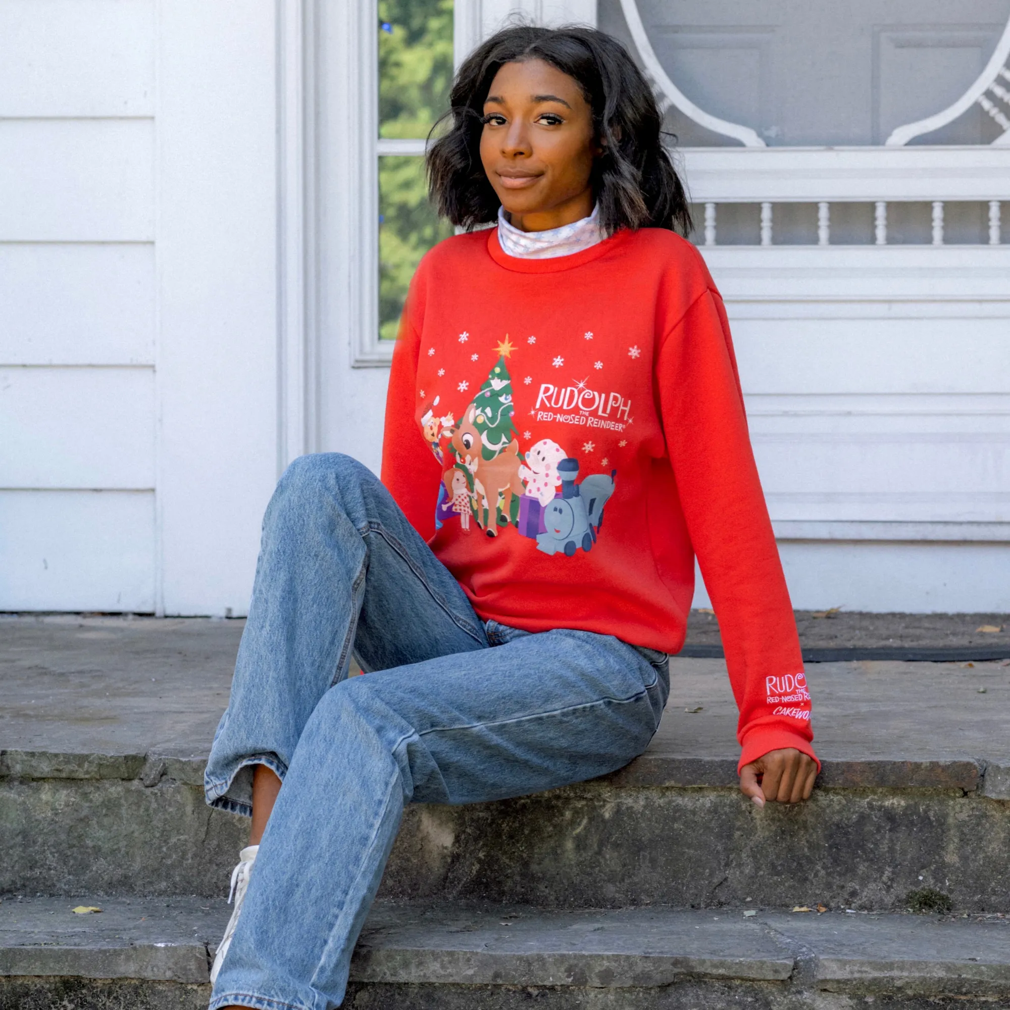 Rudolph Collared Crewneck