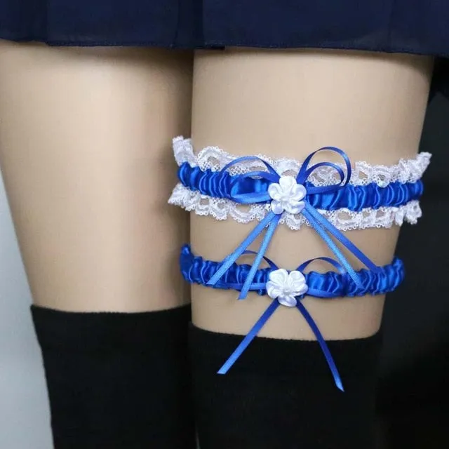 Ruffled Garter Belt Set