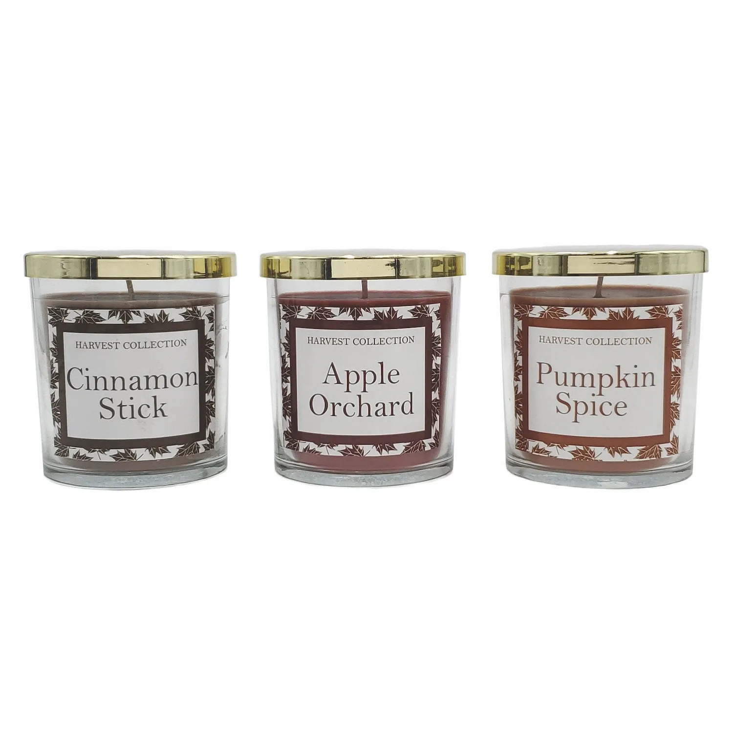 Scented Wax Candles, Harvest Collection