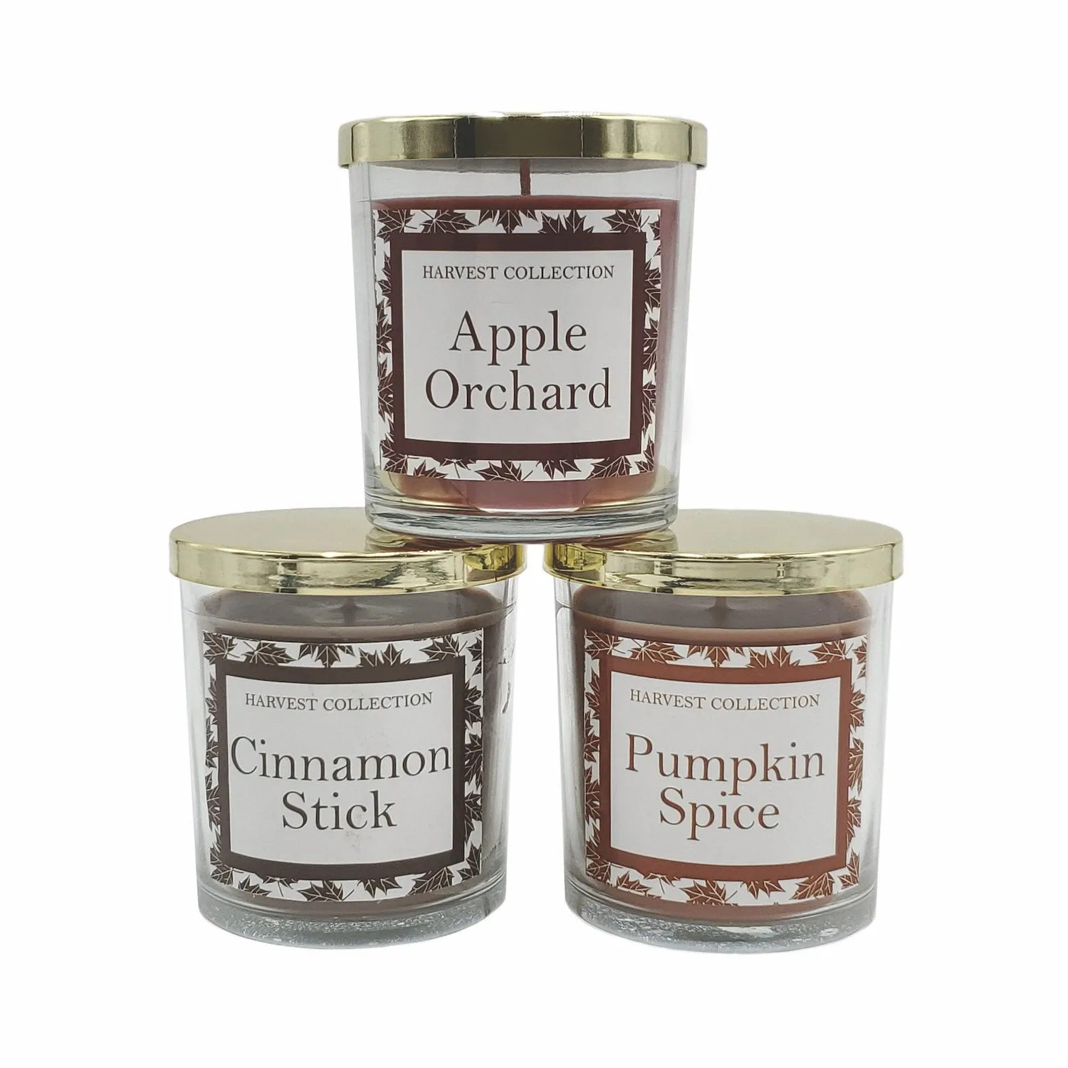 Scented Wax Candles, Harvest Collection