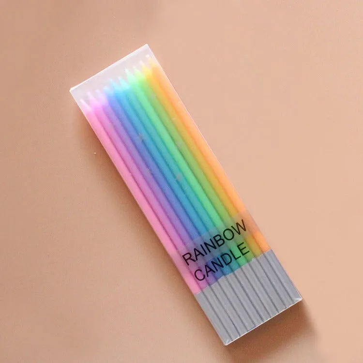 Skinny Candle | Rainbow 10-Count