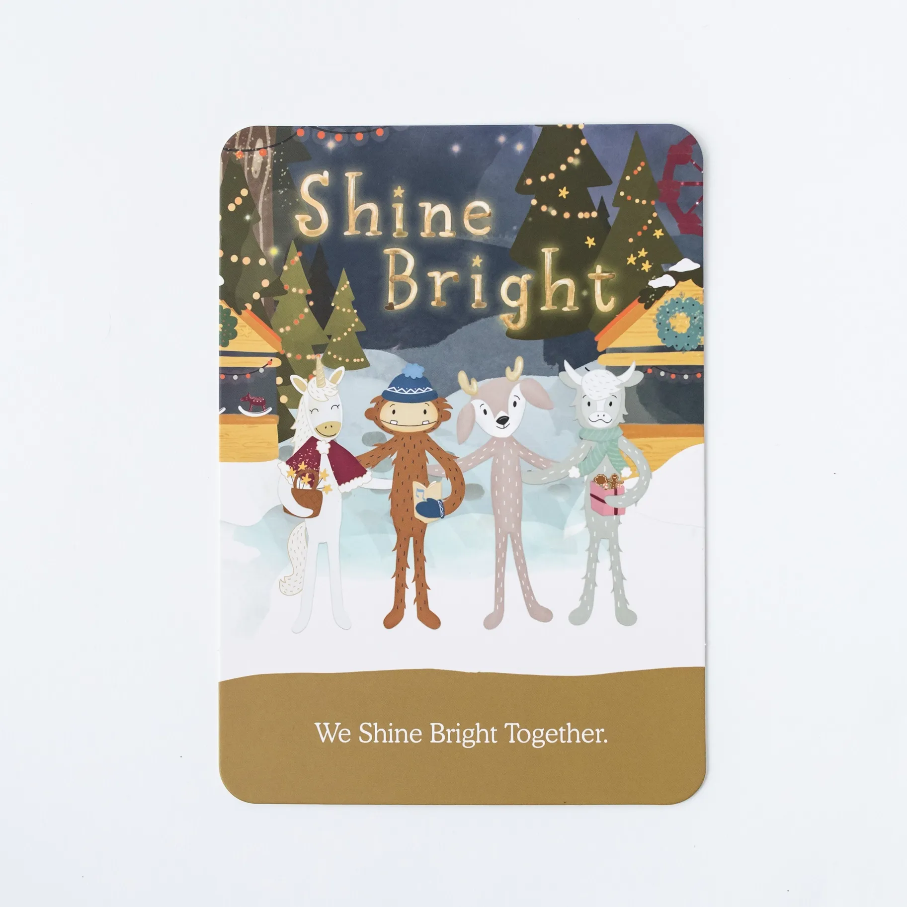 Slumberkins | Shine Bright Yak Kin   Shine Bright Affirmation Card