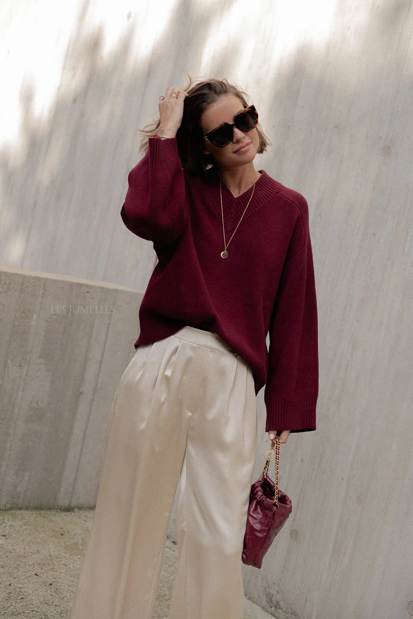 Solveig jumper zinfandel