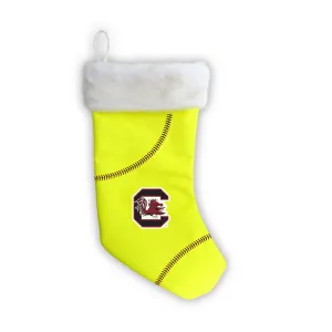 South Carolina Gamecocks 18" Softball Christmas Stocking