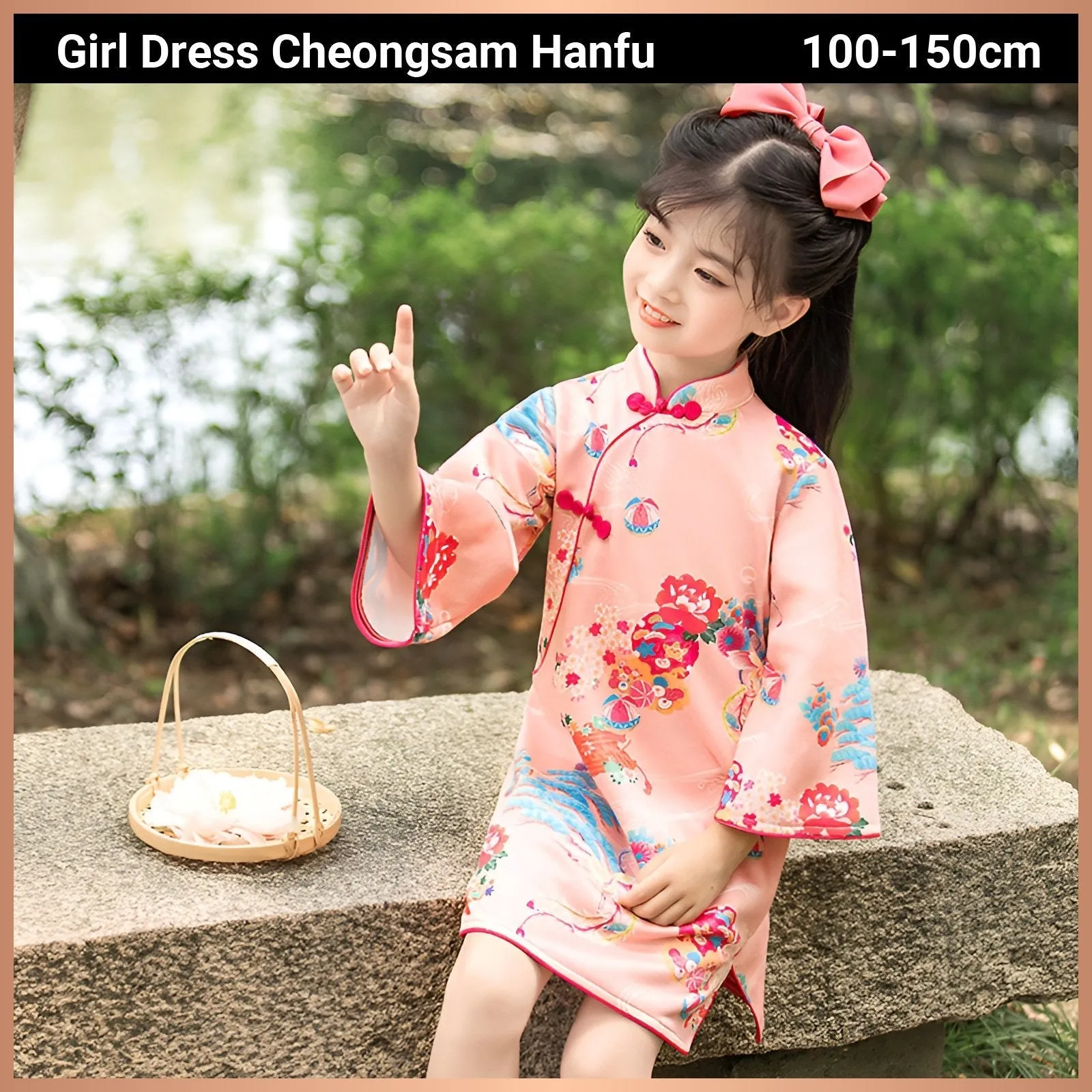 Spring New Long Sleeve Improved Cheongsam Dress