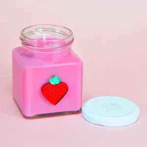 Strawberry Prosecco Metallic Strawb Candle