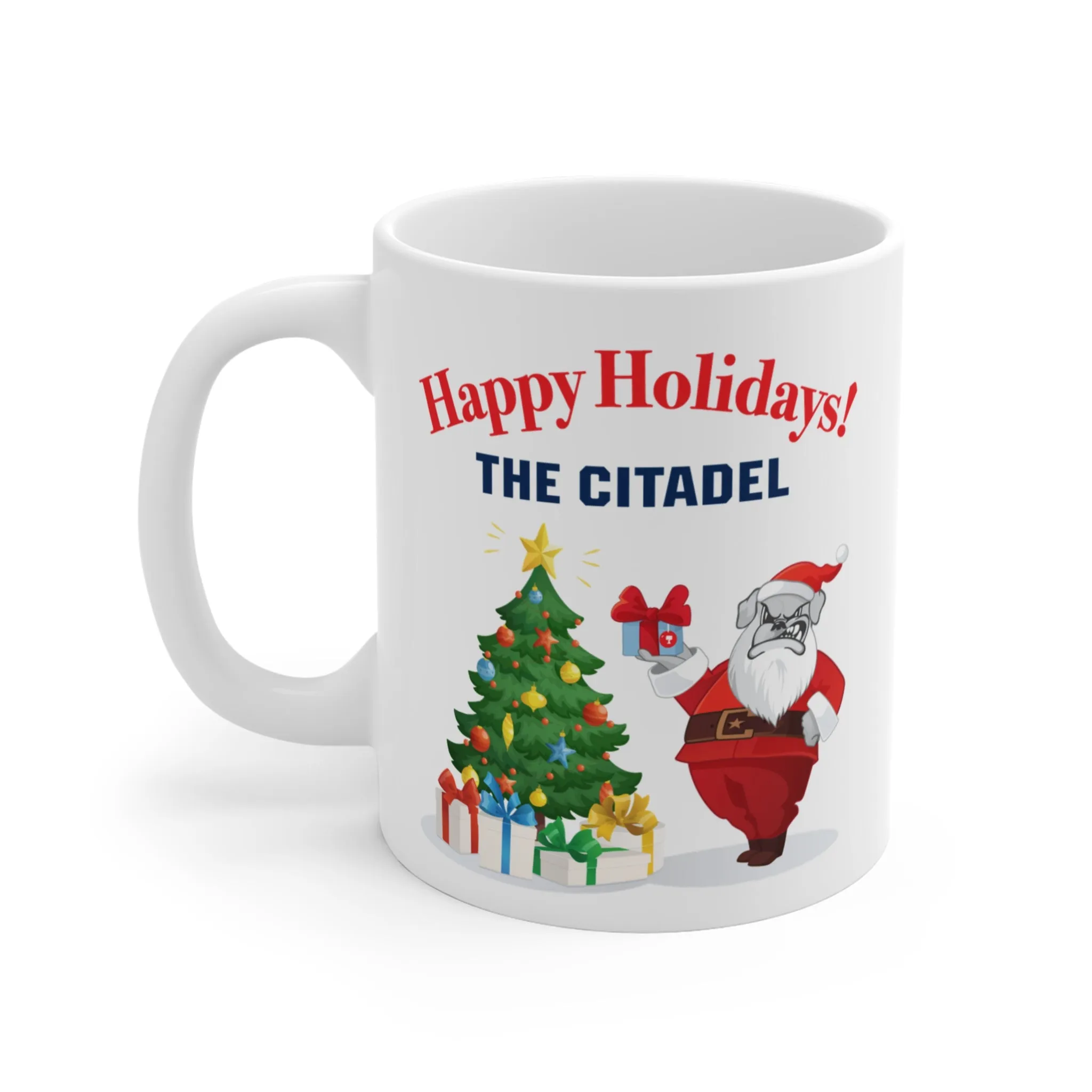 The Citadel, Happy Holidays! Santa Spike, Mug 11oz