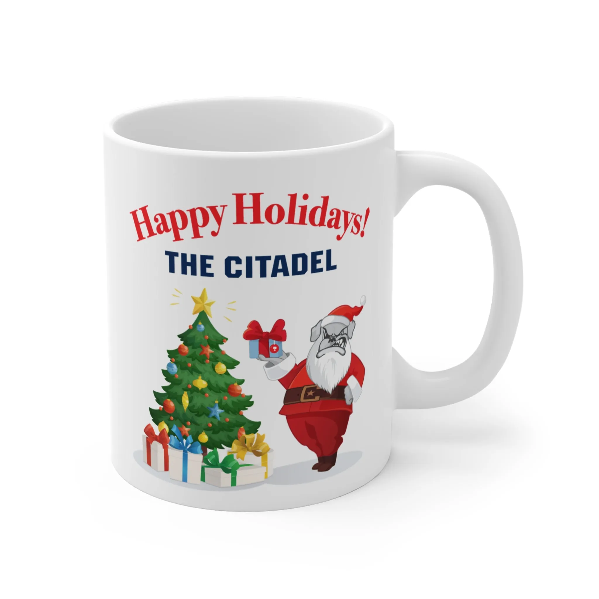 The Citadel, Happy Holidays! Santa Spike, Mug 11oz